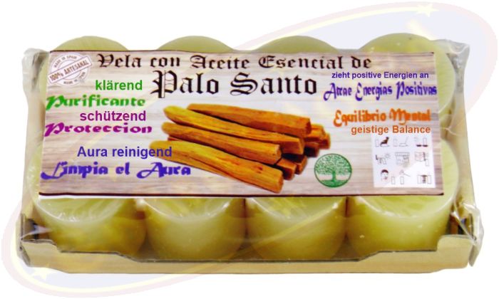 Duftkerze Palo Santo 8x30g