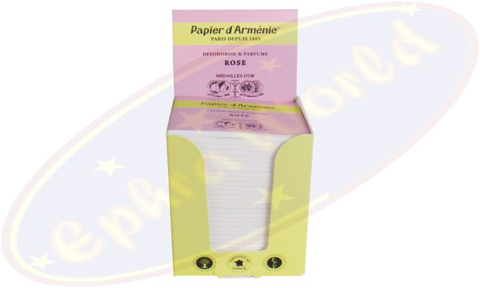 Armenisches Räucherpapier Rose/Papier d´Armenie Rose