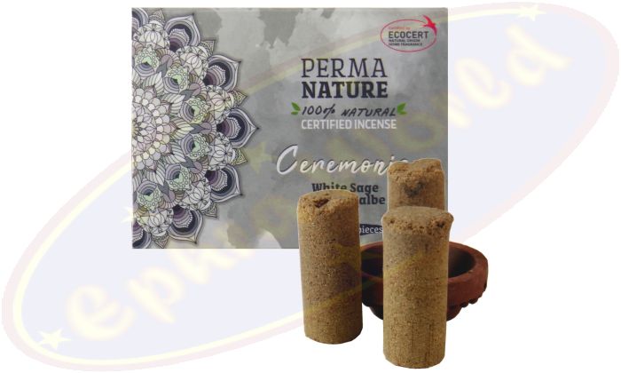 Perma Nature White Sage kurze dicke Dhoop Sticks