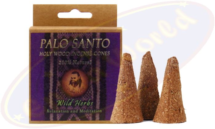 Prabhuji´s Gifts Palo Santo Räucherkegel Wild Herbs