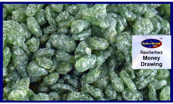 Money Drawing Räucherharz grün gereinigt 100g