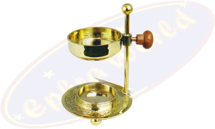 Räucherharzbrenner Bronze verstellbar 2-teilig