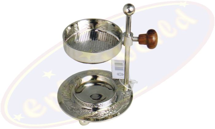 Räucherharzbrenner Nickel verstellbar 2-teilig