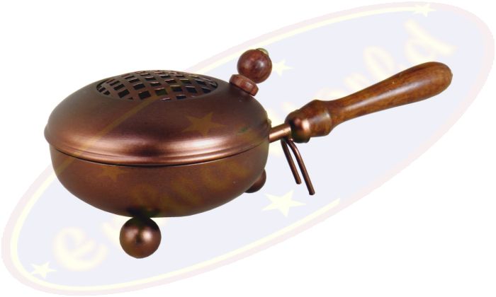 Räuchergefäß Räucherpfanne Kupfer 11 x 25 cm