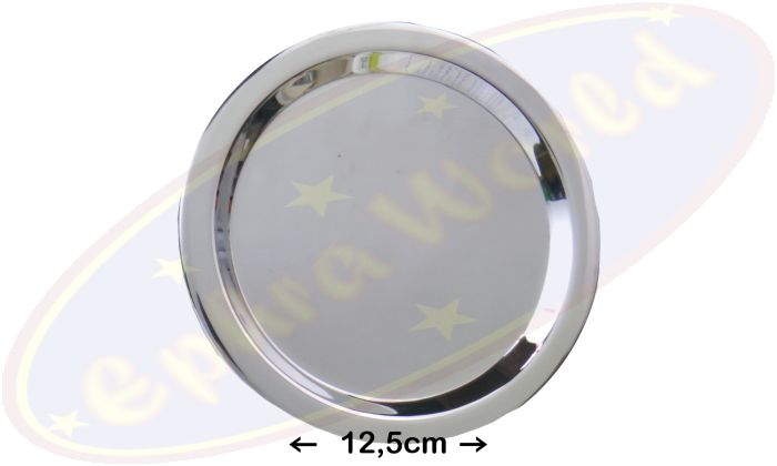 Räucherschale Edelstahl flach 12,5cm