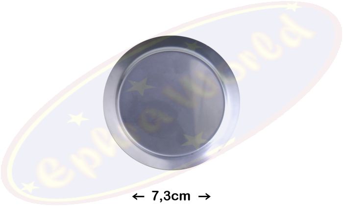 Räucherschale Edelstahl matt flach 7,3cm Räucherzubehör