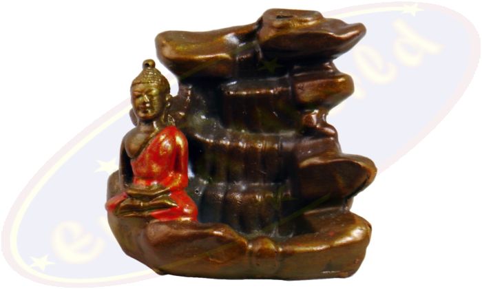 Rückfluss (Backflow) Räucherkegel Wasserfall rotgold