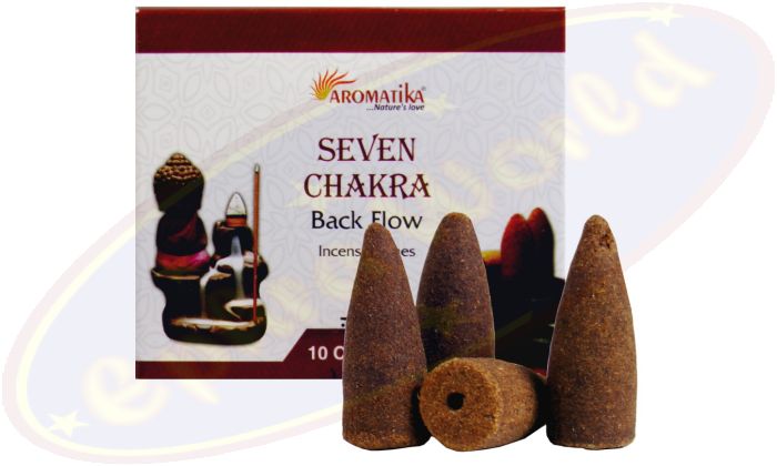 Aromatika Backflow Cones/Rückfluss-Räucherkegel 7 Chakras