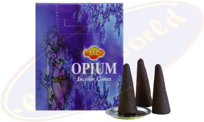 SAC Opium (Mohn) Räucherkegel