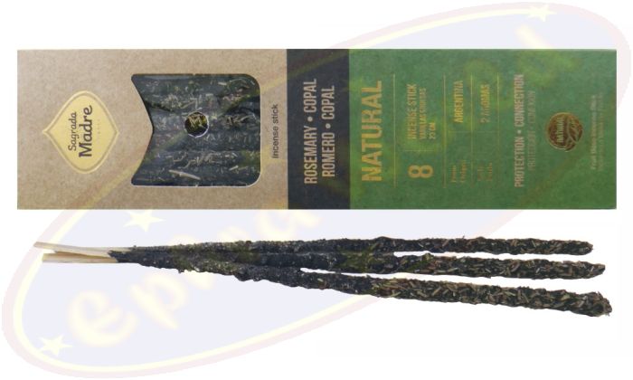 Sagrada Madre 2 Aromas Natural Smudge Räucherstäbchen Rosemary Copal