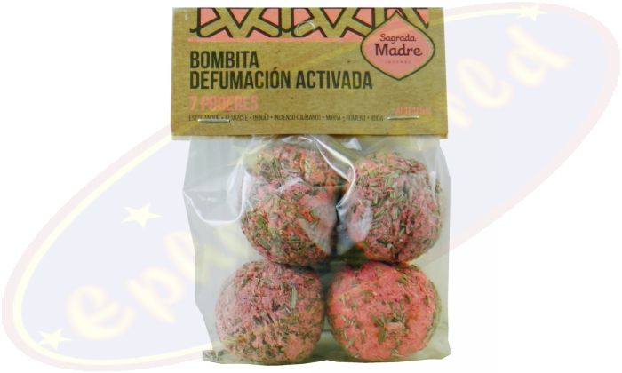 Sagrada Madre 4 aktive Defumation Räucherkugeln 7 Kräfte/7 Poderes