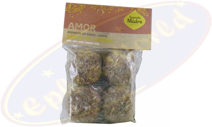 Sagrada Madre 4 aktive Defumation Räucherkugeln Amor/Liebe