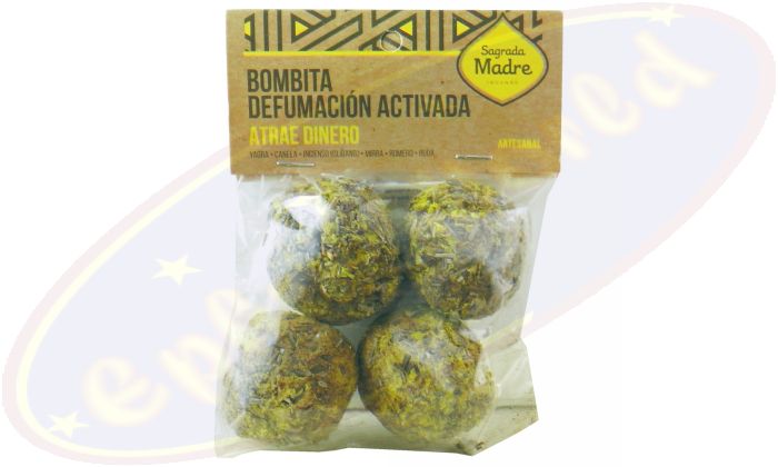Sagrada Madre 4 aktive Defumation Räucherkugeln Atrae Dinero/Geld Anziehen