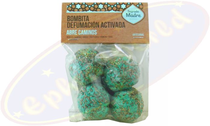 Sagrada Madre 4 aktive Defumation Räucherkugeln Abre Caminos/Offene Wege