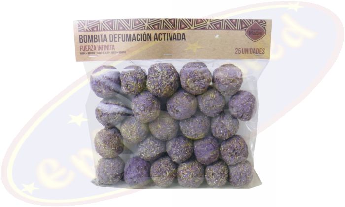Sagrada Madre 25 aktive Defumation Räucherkugeln Fuerza Infinita/Unendliche Kraft