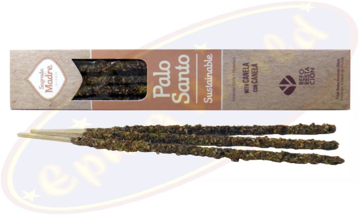 Sagrada Madre 100% Natural Smudge Räucherstäbchen Palo Santo & Cinnamon