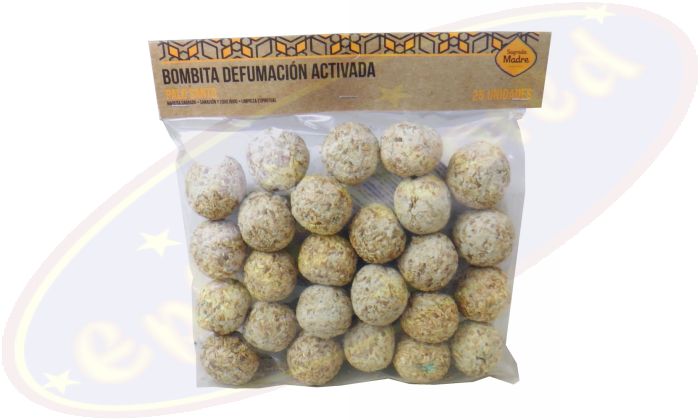 Sagrada Madre 25 aktive Defumation Räucherkugeln Palo Santo
