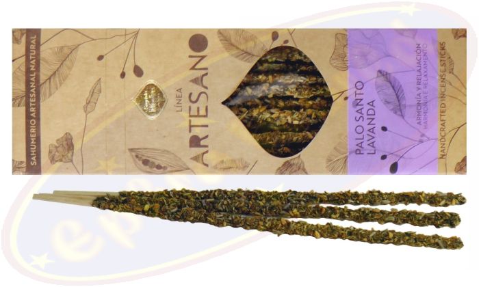Sagrada Madre Artesano Smudge Räucherstäbchen Palo Santo & Lavender 30er
