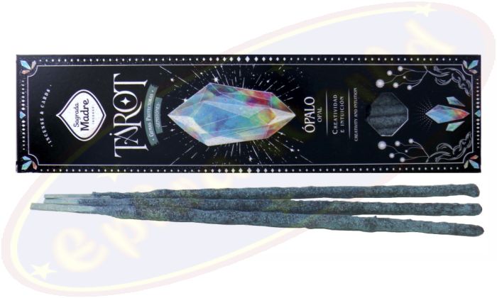 Sagrada Madre Tarot Gemstones Opal Creativity & Intuition Räucherstäbchen