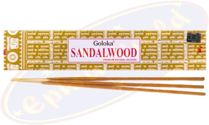 Goloka Sandalwood (Sandelholz) Masala Räucherstäbchen