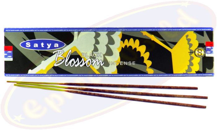 Satya Black Blossom Räucherstäbchen 30g (BNG) LLP