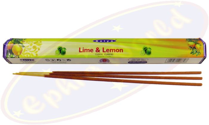 Satya (MUM) LLP Dry Masala Räucherstäbchen Lime & Lemon