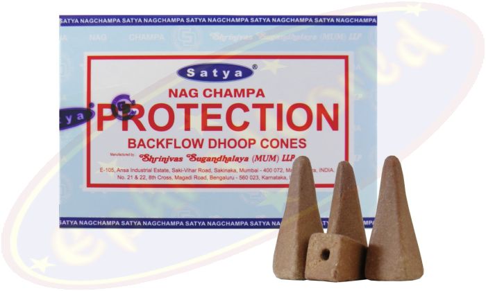 Satya Nag Champa Protection Rückflussräucherkegel (MUM) LLP