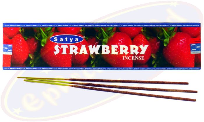 Satya Strawberry/Erdbeere Flora Räucherstäbchen 20g LLP