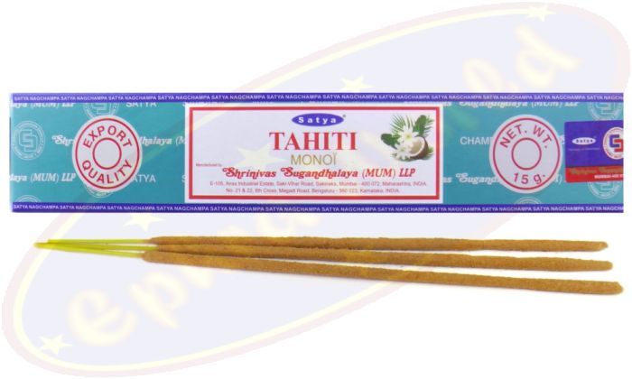 Satya Places Tahiti Monoi Masala Räucherstäbchen (MUM) LLP