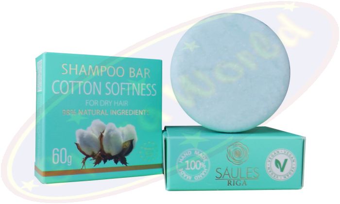 Saules Festes Shampoo Cotton Softness 60g