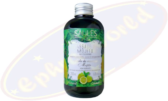 Saules Massage Oil Mojito 200ml