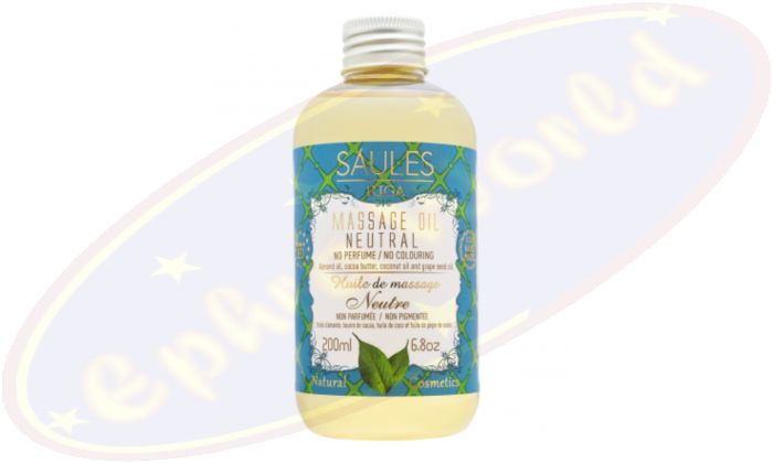 Saules Massageöl Neutral 200ml