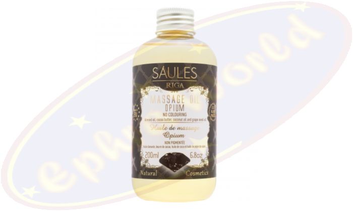 Saules Massageöl Opium 200ml
