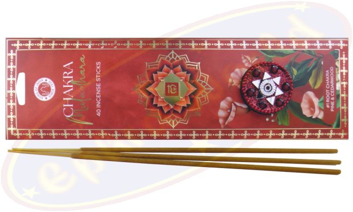 Song Of India Chakra Muladhara Flora Räucherstäbchen