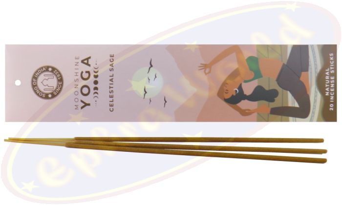 Song Of India Moonshine Yoga Celestial Sage Flora Räucherstäbchen