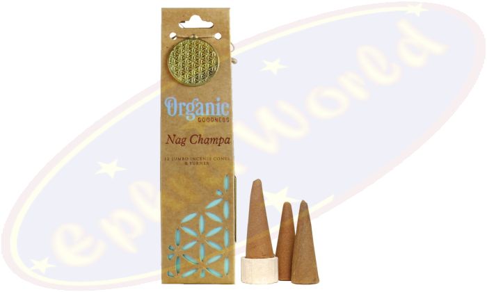 Song Of India Organic Goodness XL Räucherkegel Nag Champa