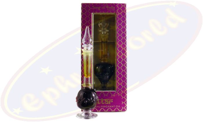 Song Of India Ayurveda Oil in mundgeblasener Glasflasche Patchouli