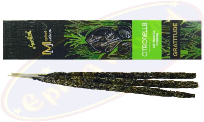 Sree Vani Manifest Citronella Gratitude Smudge Räucherstäbchen