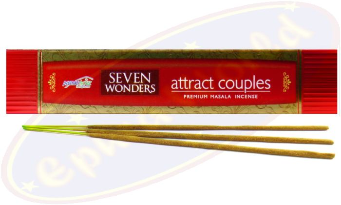 Premier Houz Seven Wonders Attract Couple Masala Räucherstäbchen