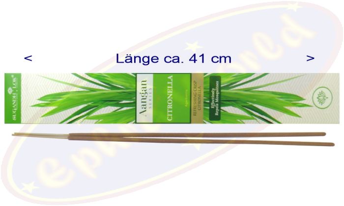 Sugandh Lok Aangan Serie Citronella XL Masala Räucherstäbchen Garten