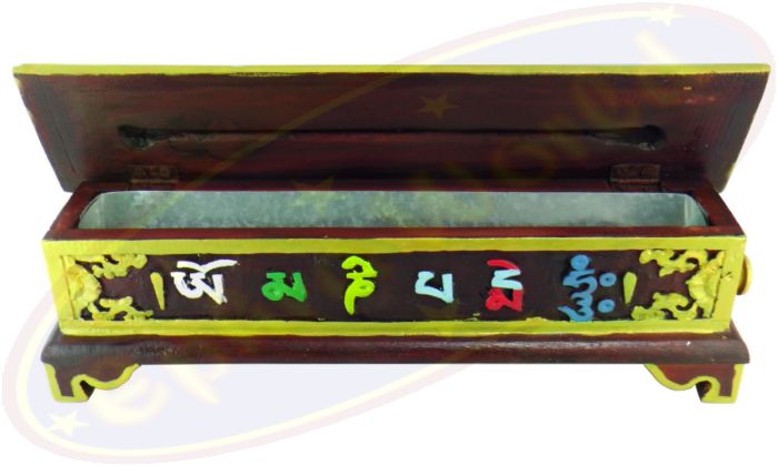 Tibetische Räucherstäbchentruhe OMPMH 36cm