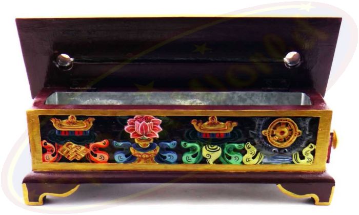 Tibetische Räucherstäbchentruhe 29cm