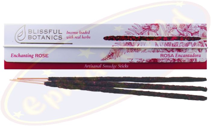 Tulasi Blissful Botanics Smudge Räucherstäbchen Enchanting Rose