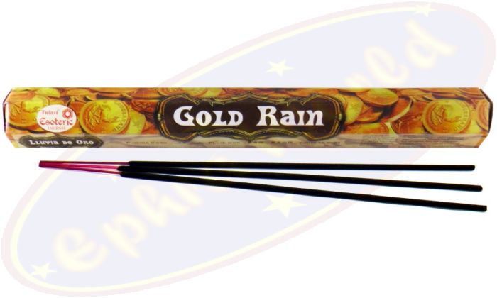 Tulasi Esoteric Gold Rain Räucherstäbchen