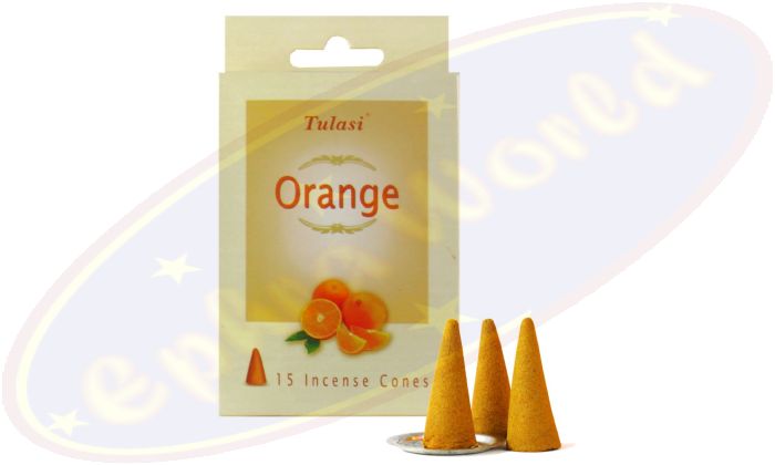 Tulasi Orange Räucherkegel