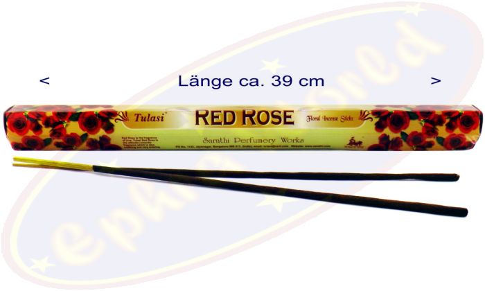 Tulasi Red Rose XL Räucherstäbchen
