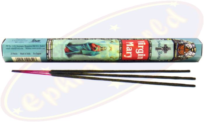 Tulasi Sacred Aromas Virgin Mary Räucherstäbchen