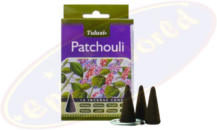 Tulasi Patchouli Räucherkegel