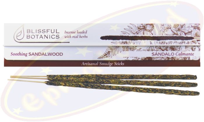 Tulasi Blissful Botanics Smudge Räucherstäbchen Soothing Sandalwood