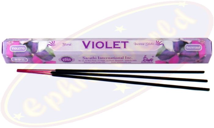 Tulasi Violet Räucherstäbchen
